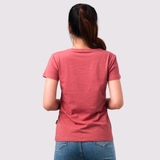 Cổ tròn ĐỎ NGÓI - Áo Thun Nữ 100% Cotton Cao Cấp