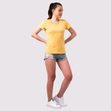 Cổ Tròn VÀNG NGHỆ - Áo Thun Nữ 100% Cotton Cao Cấp