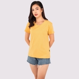 Cổ Tròn VÀNG NGHỆ - Áo Thun Nữ 100% Cotton Cao Cấp