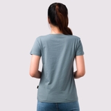 Cổ tròn XANH ĐÁ - Áo Thun Nữ 100% Cotton Cao Cấp