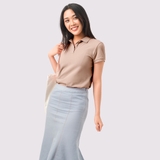 Polo Nữ BE - Áo Thun 100% Cotton Cao Cấp