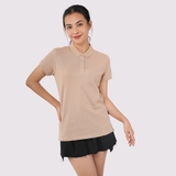 Polo Nữ BE - Áo Thun 100% Cotton Cao Cấp