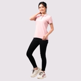 Polo Nữ HỒNG JP - Áo Thun 100% Cotton Cao Cấp