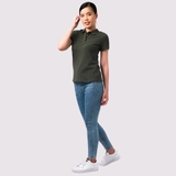 Polo Nữ THÔNG XANH - Áo Thun 100% Cotton Cao Cấp