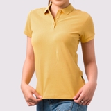 Polo Nữ VÀNG NGHỆ - Áo Thun 100% Cotton Cao Cấp