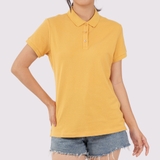 Polo Nữ VÀNG NGHỆ - Áo Thun 100% Cotton Cao Cấp