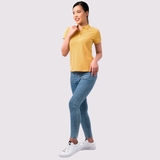 Polo Nữ VÀNG NGHỆ - Áo Thun 100% Cotton Cao Cấp