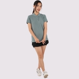 Polo Nữ XANH ĐÁ - Áo Thun 100% Cotton Cao Cấp
