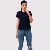 Polo Nữ ĐEN - Áo Thun 100% Cotton Cao Cấp