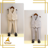 Bộ ghile công tử bé trai cao câp HQ mã TQB156 TQB157