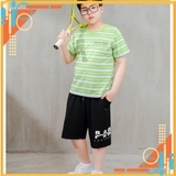 Bộ quần áo thun cao cấp cho bé trai béo bụng BB BBTTQ002