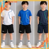Bộ thể thao bé trai quần áo trẻ em đồ bộ cho bé trai size đại vải thun mè thoáng mát BBTTQ005