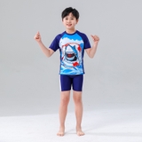 Bộ bơi bé trai mùa hè có mũ BBTTQ015