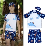 Bộ bơi bé trai mùa hè có mũ BBTTQ015