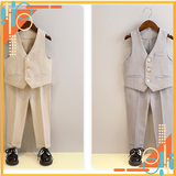 Bộ ghile công tử bé trai cao câp HQ mã TQB156 TQB157