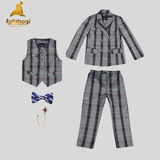 Bộ vest bé trai cao cấp TC mã TQB057