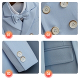 Bộ vest bé trai cao câp HQ mã TQB129 TQB130
