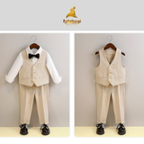 Bộ ghile công tử bé trai cao câp HQ mã TQB156 TQB157