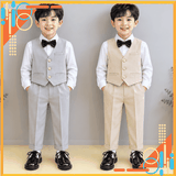 Bộ ghile công tử bé trai cao câp HQ mã TQB156 TQB157