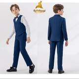 Bộ vest bé trai cao cấp TC mã TQB165 TQB166