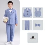 Bộ vest bé trai béo cao cấp BB mã TQB234 TQB235 TQB236