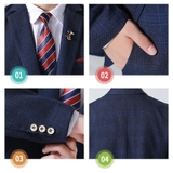 Bộ vest bé trai béo cao cấp BB mã TQB148