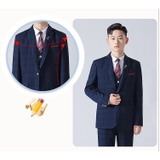 Bộ vest bé trai béo cao cấp BB mã TQB148