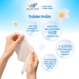 Gói khăn giấy ướt cao cấp an toàn cho bé HANNAH-SEYO gói 30 tờ