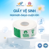 Giấy vệ sinh cuộn lớn công nghiệp Hannah Seyo 700gr