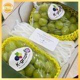 Nho Mẫu Đơn Hàn Quốc (Shine Muscat) – Cao Cấp, Không Hạt, Thơm Đậm Vị