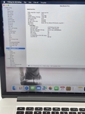 MacBook Pro 2015 15.4 inch i7 16GB 512GB Silver