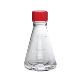 500ml triangular cell culture flask, sealing cap, PC, with baffle