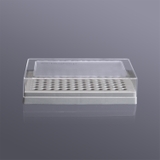 Giá đỡ ống PCR 0,2mL, cho 96 ống, màu xám, tấm polypropylene, nắp polycarbonate