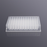96-well square port V-bottom transparent deep well plate
