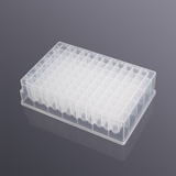 1.6ml 96-well square mouth U-bottom frosted deep well plate, sterile