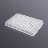 96-well square port V-bottom transparent deep well plate