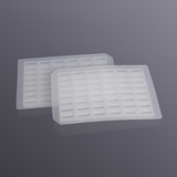 48-well deep well plate with silicone cover, square well