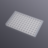 96-well deep well plate with silicone cover, square well, cross type