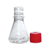 Triangular cell culture flask, breathable cover, PC, with baffle
