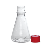 Triangular cell culture flask, breathable cover, PC, with baffle