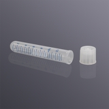 14ml round bottom test tube PP, graduated, with lock cap