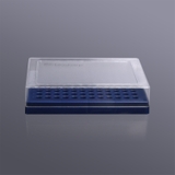 Giá đỡ ống PCR 0,2mL, cho 96 ống, màu xanh, tấm polypropylene, nắp polycarbonate