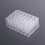 8.0ml 24-well V-bottom transparent deep-well plate, sterile