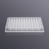 96-well square port V-bottom transparent deep well plate