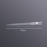 200ul ultra-long bag filter tip, low adsorption 77mm