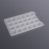 24-well deep well plate silicone cover, square well