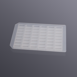 48-well deep well plate with silicone cover, square well