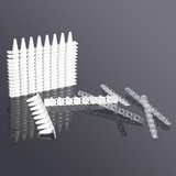 0.1ml eight-row tube with flat cap (including cap), white tube