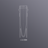 1.5ml Freezer/Sample Tube, colorless, screw cap, sterile