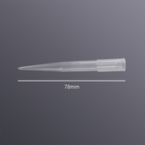 1000ul bagged tips, transparent 77.98mm